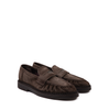 Sturlini Dark Brown Suede Loafers - DOLITA