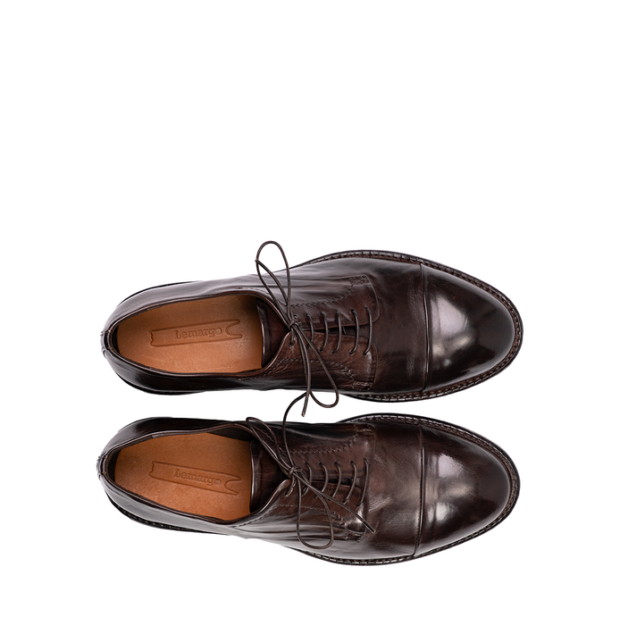 Lemargo Dark Brown Leather Lace-ups