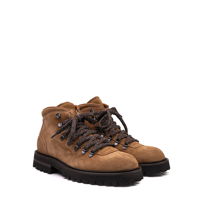Vittorio Virgili Brown Suede Ankle Boots