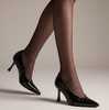 Guglielmo Rotta Aisha Black Leather Heels
