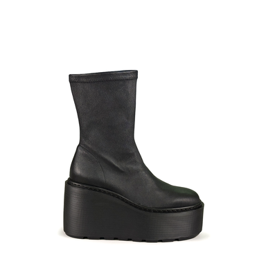 Vic Matie Black Leather Ankle Boots