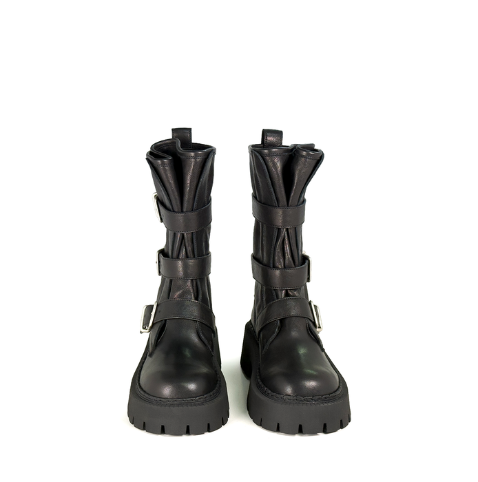 Vic Matie Brown Leather Ankle Boots - DOLITA