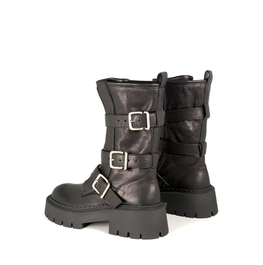 Vic Matie Brown Leather Ankle Boots