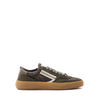 Puraai Vintage Olive Microsuede and Nylon Sneakers - DOLITA