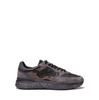 Premiata Mick Black and Brown Suede Sneakers