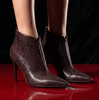 Sergio Levantesi Dama Brown Leather Ankle Boots