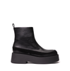 Premiata M7404 Black Leather Ankle Boots