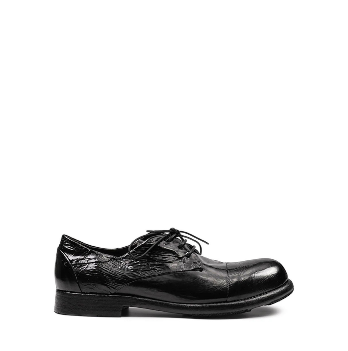 Le Ruemarcel PASTOR U Black Leather Lace-ups - DOLITA