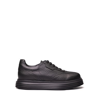 The Antipode Paul Black Leather Lace-ups