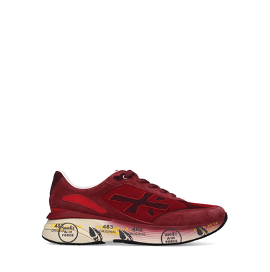 Premiata Moerun Burgundy Suede Sneakers