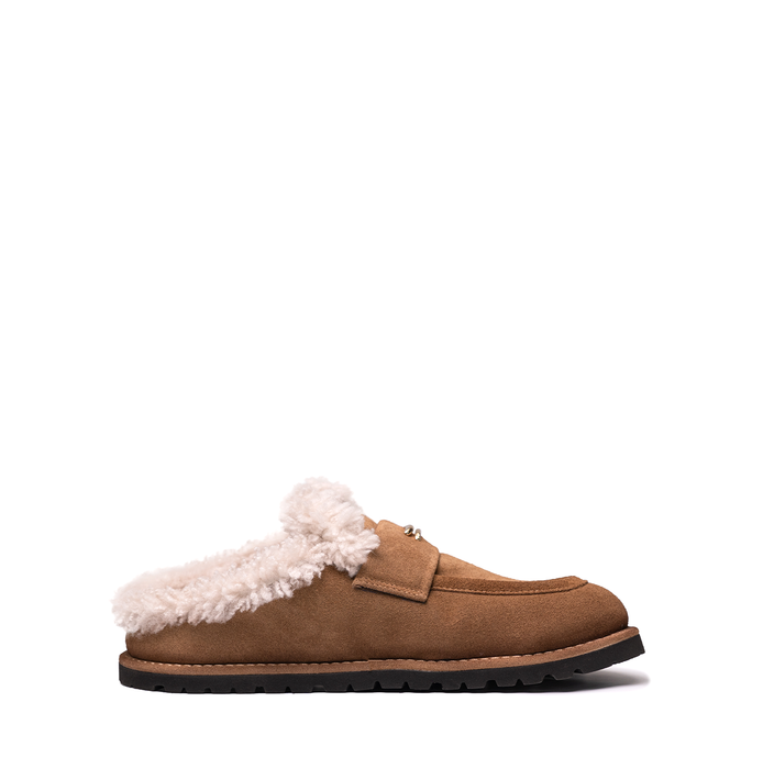 Halmanera Ivet Taupe Suede Loafers