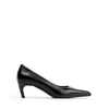 Poeve Effy Black Leather Heels