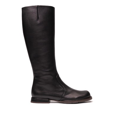 Chie Mihara Janai Black Leather Tall Boots