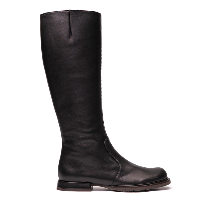Chie Mihara Janai Black Leather Tall Boots