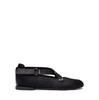 Premiata M7410 Black Leather Flats