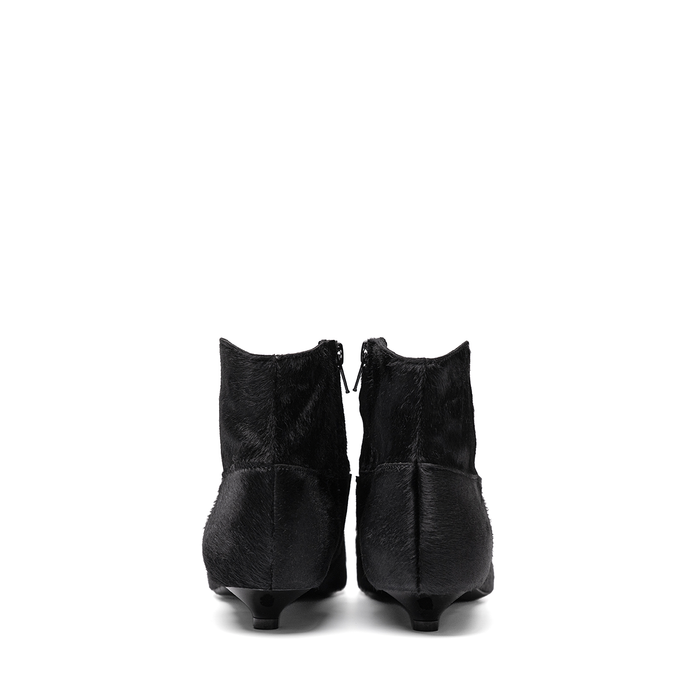 Guglielmo Rotta Hiro Black Leather Ankle Boots