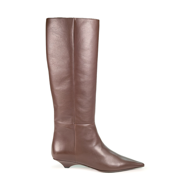 Vic Matie Brown Leather Tall Boots