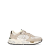 Premiata Mase Beige Suede and Textile Sneakers
