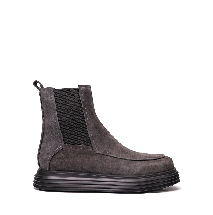 The Antipode Paul Dark Gray Suede Ankle Boots