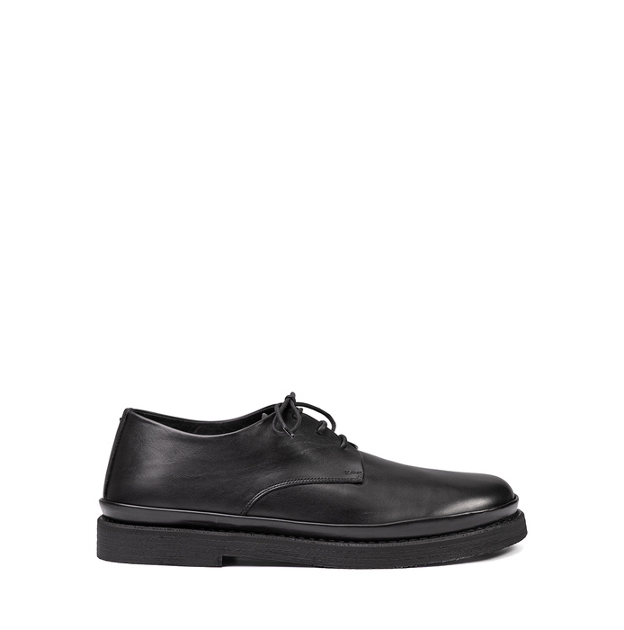 Pantanetti Black Leather Lace-ups