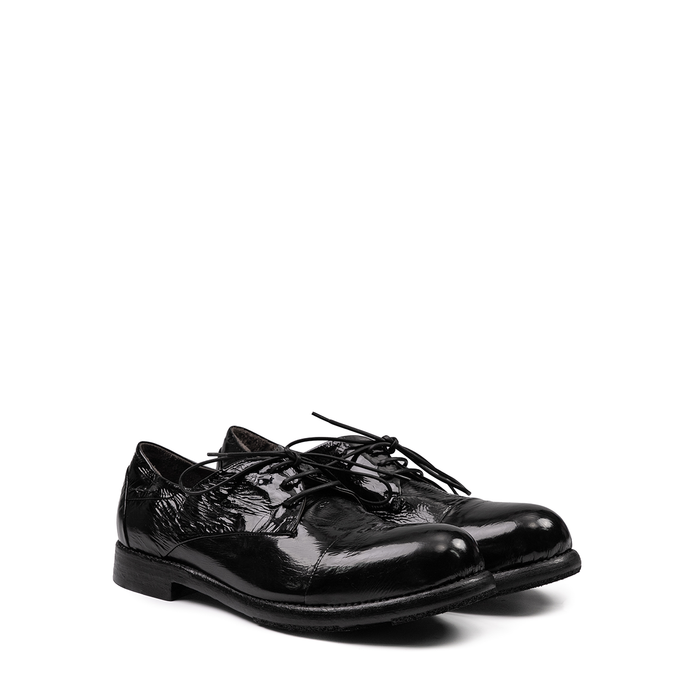 Le Ruemarcel PASTOR U Black Leather Lace-ups