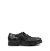 Le Ruemarcel SEKY D Black and Platinum Leather Lace-ups