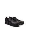 Le Ruemarcel SEKY D Black and Platinum Leather Lace-ups