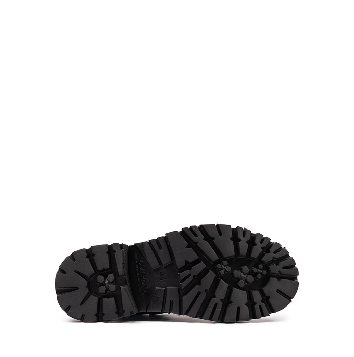 Le Ruemarcel  KOTO U Black Leather Lace-ups