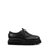 Le Ruemarcel AKIRA D Black Leather Lace-ups