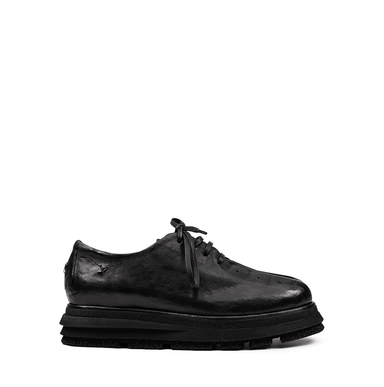 Le Ruemarcel AKIRA D Black Leather Lace-ups