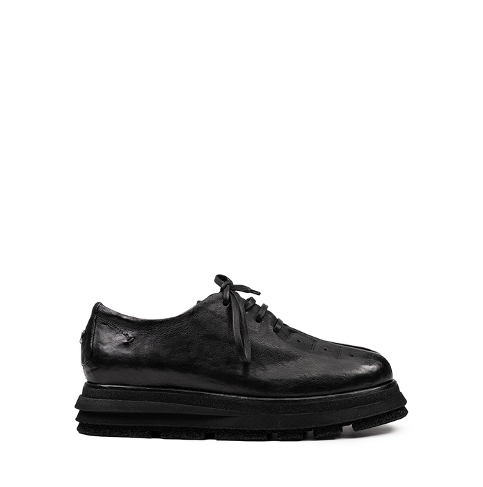 Le Ruemarcel AKIRA D Black Leather Lace-ups