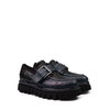 Le Ruemarcel MICHIKO D Black and Dark Blue Leather Loafers