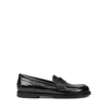 Pantanetti Black Leather Loafers