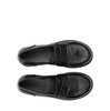 Pantanetti Black Leather Loafers