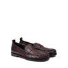 Pantanetti Dark Brown Leather Loafers