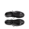 Pantanetti Black Leather Lace-ups