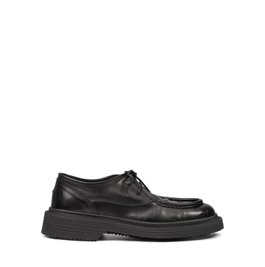 Pantanetti Black Leather Lace-ups