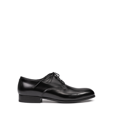 Pantanetti Black Leather Lace-ups