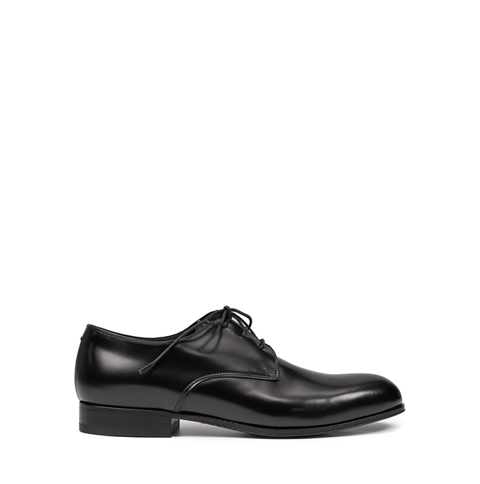 Pantanetti Black Leather Lace-ups