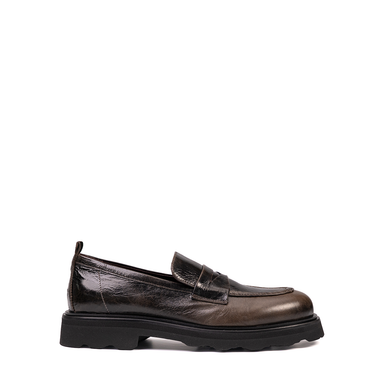 Pomme D'or Dark Brown Leather Loafers - DOLITA