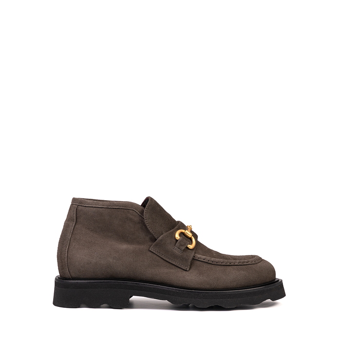 Pomme D'or Dark Brown Suede Ankle Boots - DOLITA
