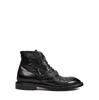 Lemargo Black Leather Ankle Boots