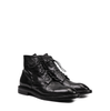Lemargo Black Leather Ankle Boots