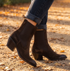 Alexander Hotto Brown Suede Ankle Boots