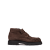 Pomme D'or Dark Brown Suede Ankle Boots - DOLITA