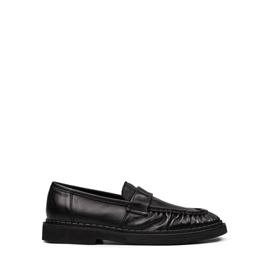 Sturlini Black Leather Loafers - DOLITA