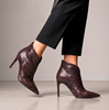 Sergio Levantesi Dama Brown Leather Ankle Boots
