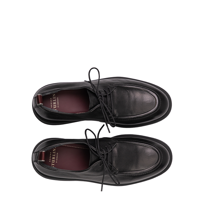 Sturlini Black Leather Lace-ups - DOLITA