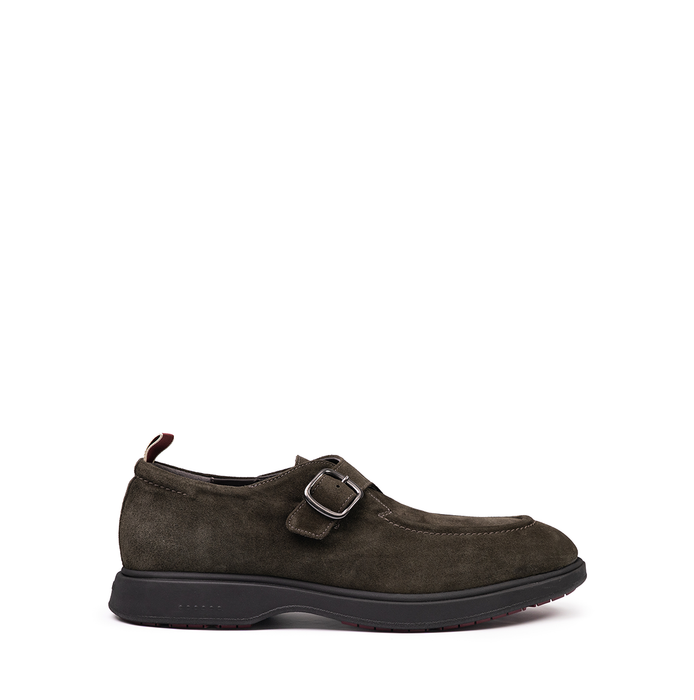 Sturlini Dark Olive Suede Loafers - DOLITA