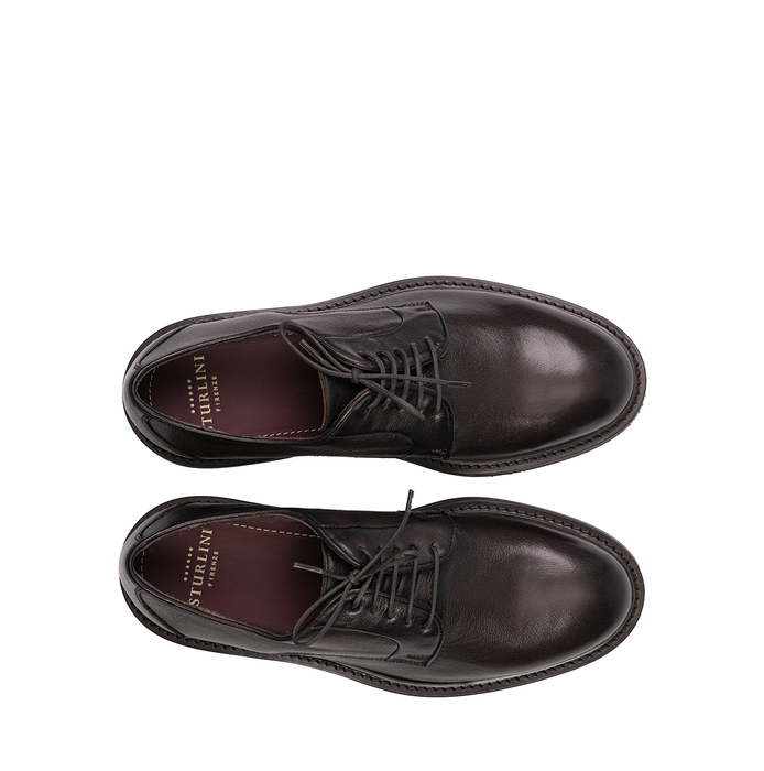 Sturlini Dark Brown Leather Lace-ups